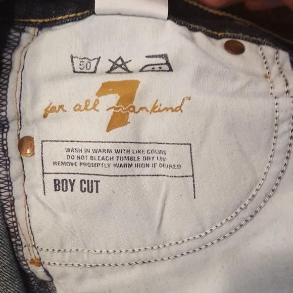 7 For All Mankind Jeans Boy Cut - Picture 4 of 7
